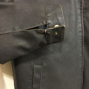 Men’s leather-look jacket XL